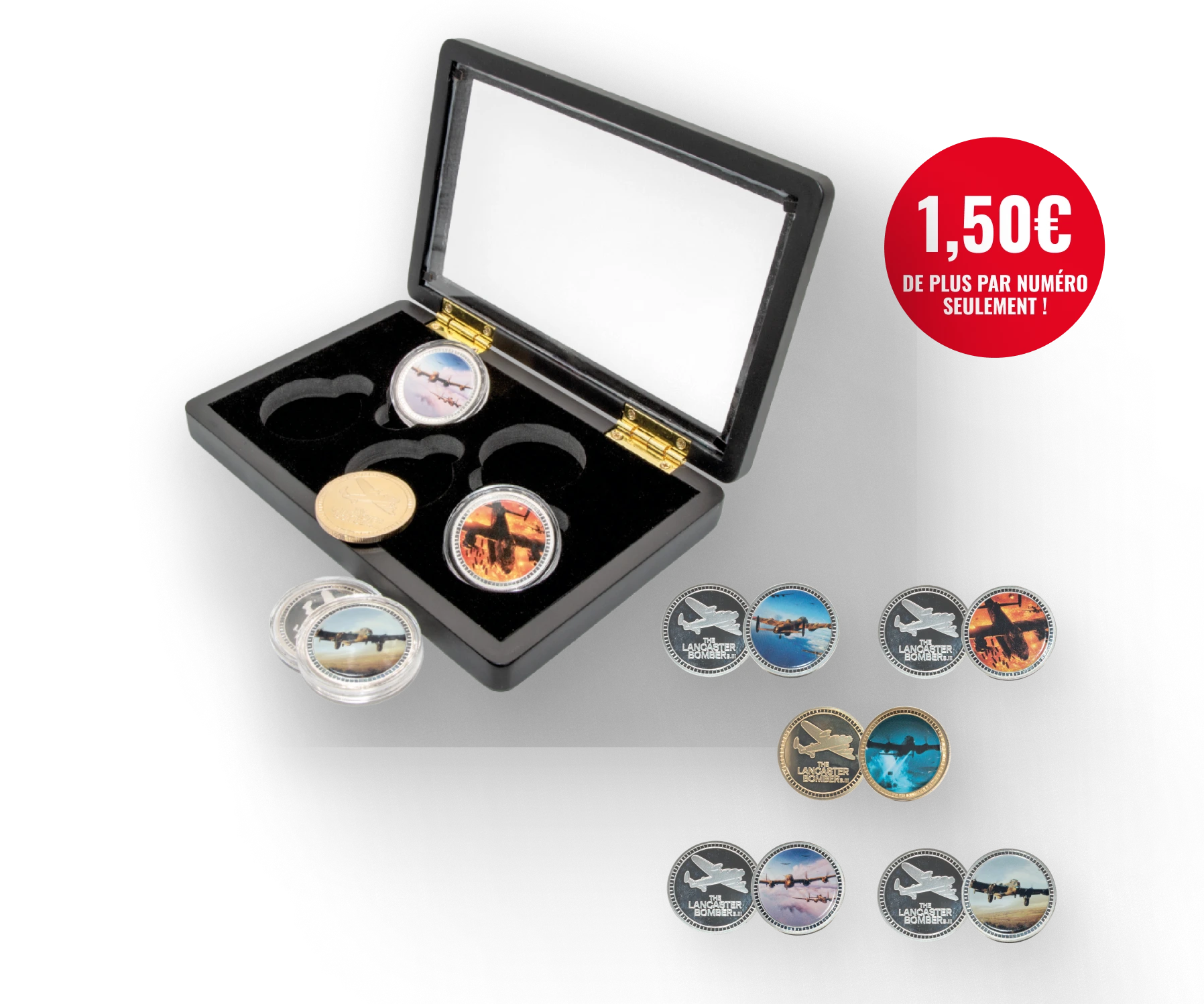 Les médailles or et argent du Lancaster